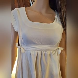 Vintage 70s White Dress